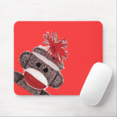 Sock Monkey Merchandise Produkte Geschenke Mousepad (Mit Mouse)
