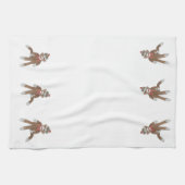 Sock Monkey MoJo Küchenhandtuch Geschirrtuch (Horizontal)
