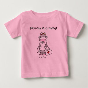 Sock Monkey Mommy Nurse T - Shirt und Geschenke