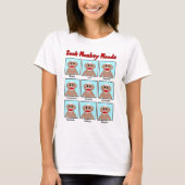 Sock Monkey Moods Frauen T - Shirt (Vorderseite)