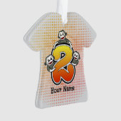 Sock Monkey Nummer 2 Ornament (Vorderseite)