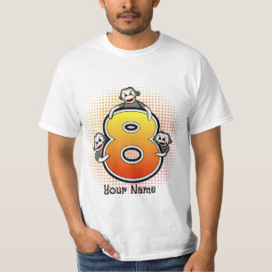 Sock Monkey Nummer 8 T - Shirt