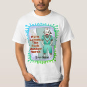 Sock Monkey Nurse T - Shirt (Vorderseite)