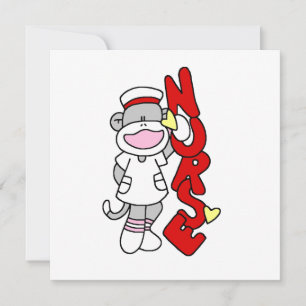 Sock Monkey Nurse T - Shirt und Geschenke