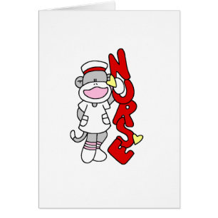 Sock Monkey Nurse T - Shirt und Geschenke