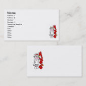 Sock Monkey Nurse T - Shirt und Geschenke Visitenkarte (Vorne/Hinten)