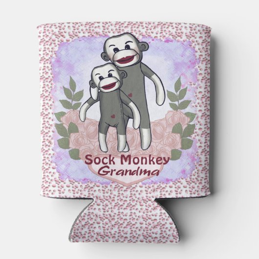 Sock Monkey Oma Dosenkühler (Rückseite)