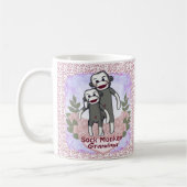 Sock Monkey Oma Tasse (Links)