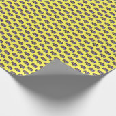 Sock Monkey Peace Bus Geschenkpapier (Ecke)