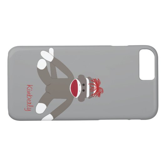 Sock Monkey Personalisiert iPhone 5 Case-Mate iPhone Hülle (Rückseite (Horizontal))