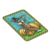 SOCK MONKEY PILGRIM, ERNTEDANK MAGNET Ferien (Rechte Seite)