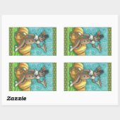 SOCK MONKEY PILGRIM ERNTEDANK STICKER SHEET Rec (Blatt)