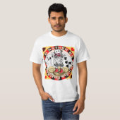 Sock Monkey poker T-Shirt (Vorne ganz)