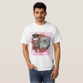 Sock Monkey Polizei T-Shirt (Vorne ganz)