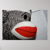 Sock Monkey Print Poster (Vorne)