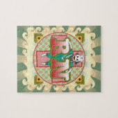 Sock Monkey RN Nurse Puzzle (Horizontal)