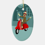 Sock Monkey Roller Keramikornament (Rechts)
