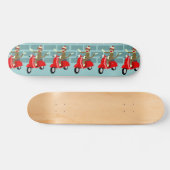 Sock Monkey Roller Skateboard (Horizontal)