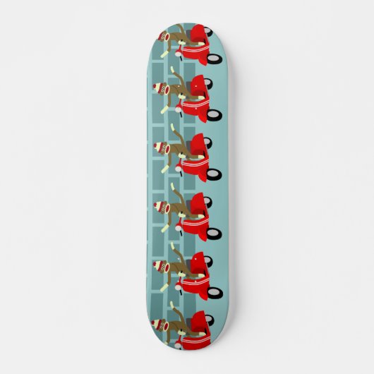 Sock Monkey Roller Skateboard (Vorne)