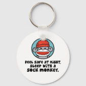 Sock Monkey Schlüsselanhänger (Vorderseite)