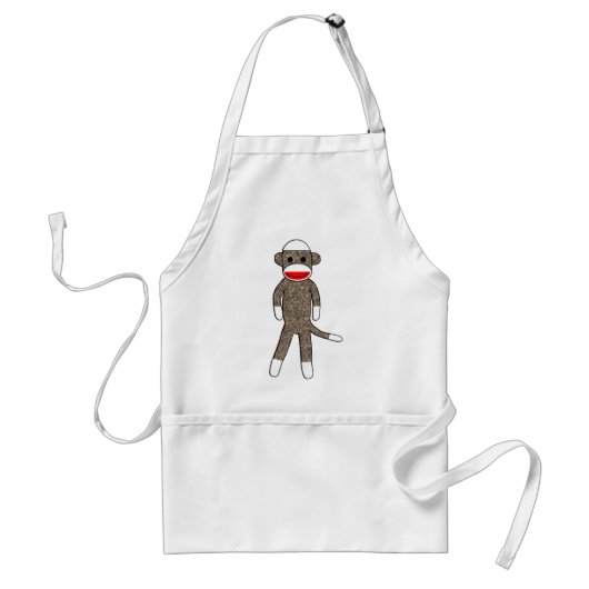 Sock Monkey Schürze (Vorne)