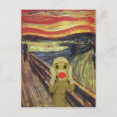 Sock Monkey Screenkarte Postkarte (Vorderseite)
