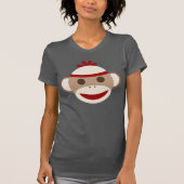 Sock Monkey Shirt für Frauen (Vorderseite)