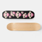 Sock Monkey Skateboard Deck (Horizontal)