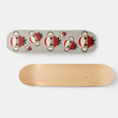 Sock Monkey Skateboard Deck (Horizontal)