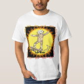Sock Monkey Skateboard T - Shirt (Vorderseite)