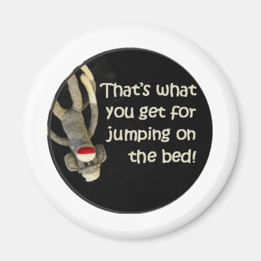 Sock Monkey Slurs Magnet (Vorne)