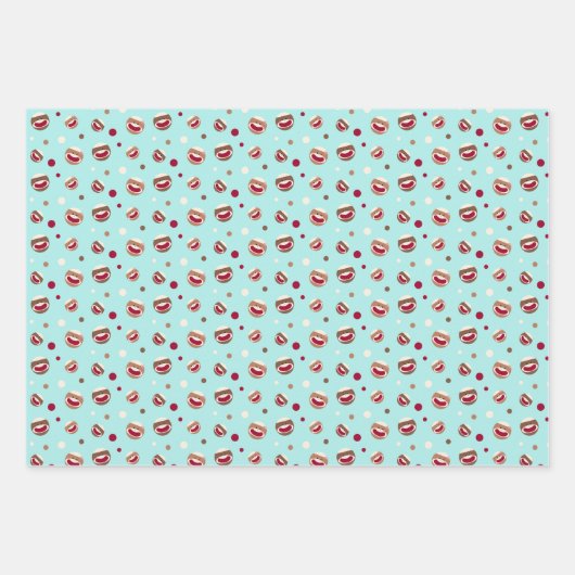 Sock Monkey Smile Geschenkpapier Set (Vorderseite 3)