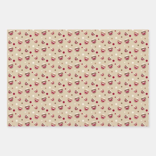 Sock Monkey Smile Geschenkpapier Set (Vorderseite)