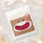 Sock Monkey Smile (Girl) Geschenktütchen (Ausgeschnitten)