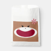 Sock Monkey Smile (Girl) Geschenktütchen (Vorderseite)