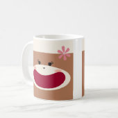 Sock Monkey Smile (Girl) Kaffeetasse (Vorderseite Links)