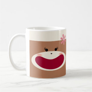Sock Monkey Smile (Girl) Kaffeetasse