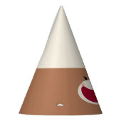 Sock Monkey Smile (Girl) Partyhütchen (Links)