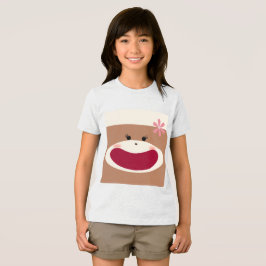 Sock Monkey Smile (Girl) Tri-Blend Shirt