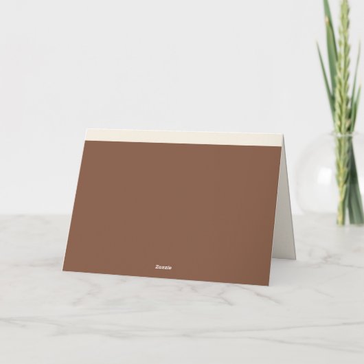 Sock Monkey Smile (Junge) Dankeskarte (Rückseite)