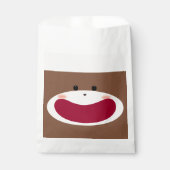 Sock Monkey Smile (Junge) Geschenktütchen (Vorderseite)