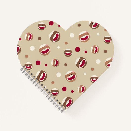 Sock Monkey Smile Notizblock (Vorderseite)