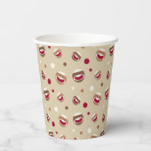 Sock Monkey Smile Pappbecher (Rückseite)