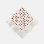 Sock Monkey Smile Serviette (Ecke)