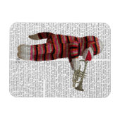 Sock Monkey spielt Trumpet Magnet (Horizontal)