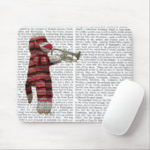 Sock Monkey spielt Trumpet Mousepad (Mit Mouse)