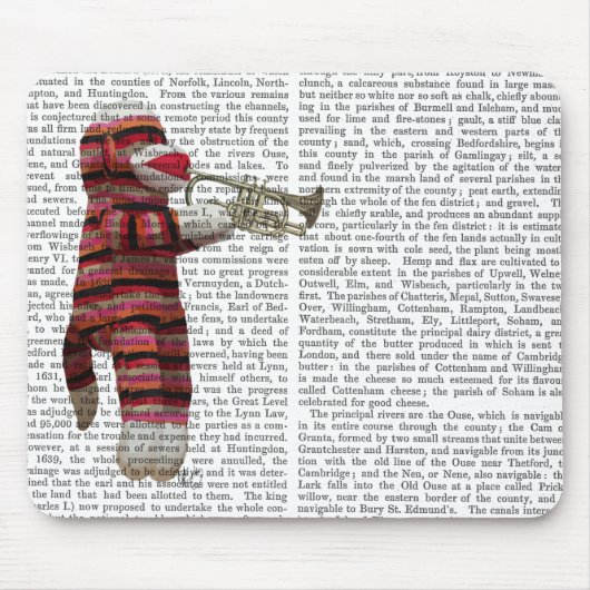 Sock Monkey spielt Trumpet Mousepad (Vorne)