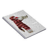 Sock Monkey spielt Trumpet Notizblock (Rechte Seite)