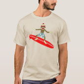 Sock Monkey Surfer T-Shirt (Vorderseite)