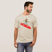 Sock Monkey Surfer T-Shirt (Vorne ganz)